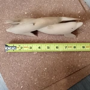 Wood Carving Dolphins